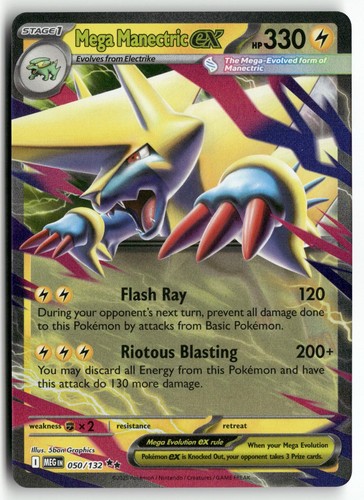 Mega manectric 050 132 - mega, ex