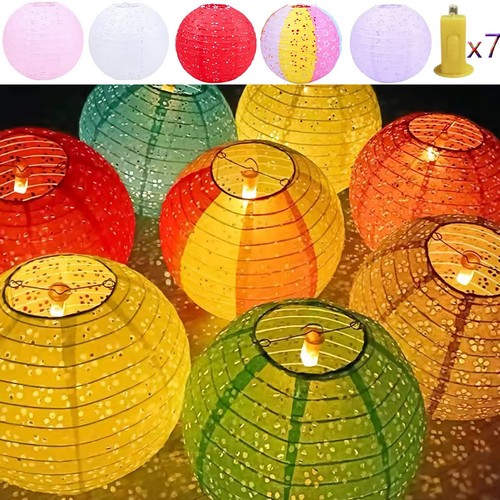 Qlisytpps paper lanterns - paper,