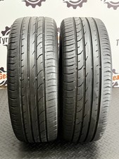 2x 215 60 R16 95V CONTINENTAL CONTIPREMIUM CONTACT2 5-6+mm TESTED FREE FITTING 