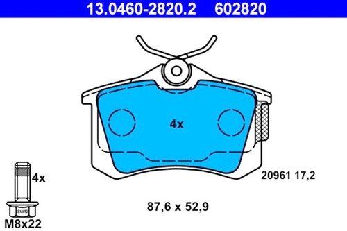 Ate disc brake - ate, set