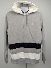 Fred Perry Mens Grey Hoodie