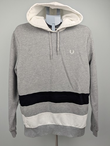 Fred perry mens grey hoodie - fred,
