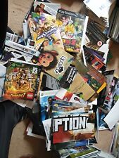 Job Lot Of 75x PS1/PS2/PS3/Xbox/Xbox 360/ Wii/ DVD Manuals, Sleeves, Discs