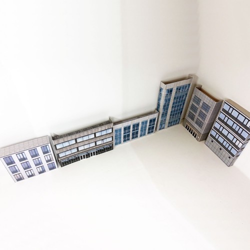 Gauge low relief buildings - low,