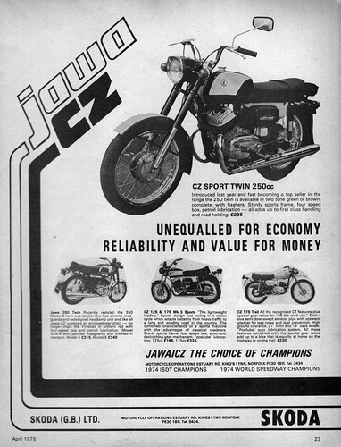 1975 jawa sport twin - sport,