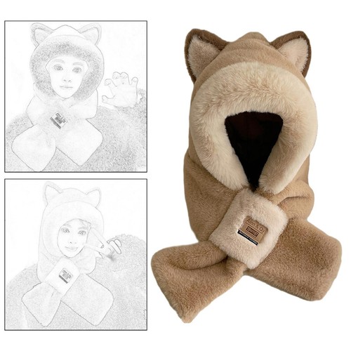 Winter hat scarf set - winter, plush