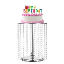 Metal Cake Stand with Crystal