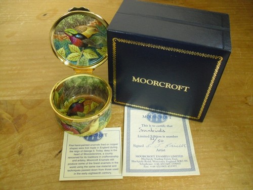 Boxed ltd moorcroft enamels - moorcroft,