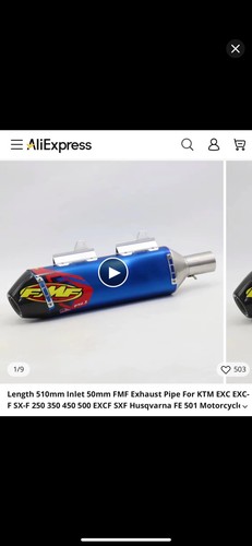Fake fmf for ktm - fake, exc-f