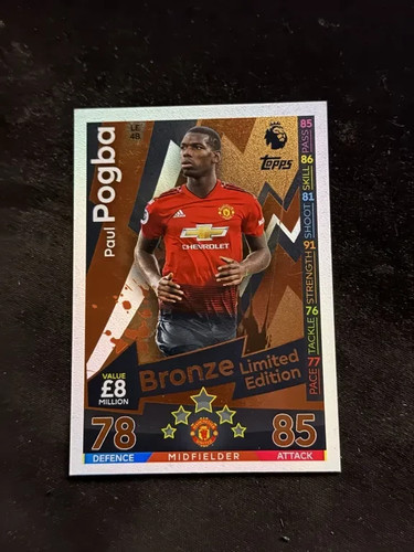 2018 topps match attax paul - match,