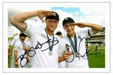 BEN STOKES & JOE ROOT Signed