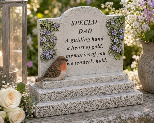 Dad memorial graveside - graveside, robin