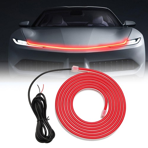 12v 120cm car hood - car, led