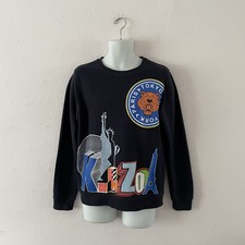 KENZO KIDS SWEATSHIRT - SIZE 16A - NAVY BLUE - JUMPER NEW YORK PARIS TOKYO