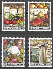 Stamps Greece 1981 Greek Exports set of 4 MNH SG1544-1547