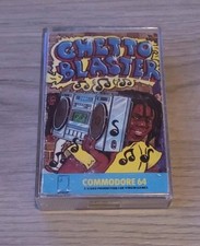 GHETTO BLASTER COMMODORE C64 CASSETTE TAPE VIRGIN GAMES RARE