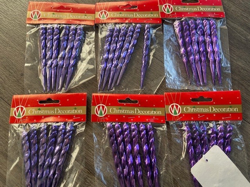 Purple vintage icicle - 36,