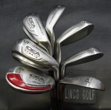 Set of 7 x Adams Golf Idea A2OS Irons 4-PW Regular Graphite Shafts Mixed Grips*