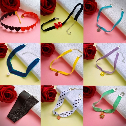 Necklace velvet cosplay fairy - necklace,