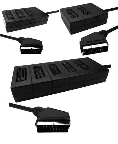 Scart splitter box cable - splitter, .5m