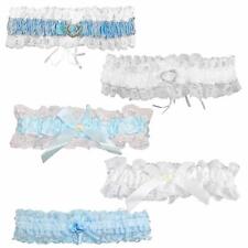 Wedding Day Garter with Satin and Lace - Choose Design