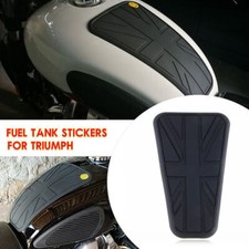 Rubber Motorcycle Tank Pad Sticker Protector Motorbike For Triumph BMW Honda UK