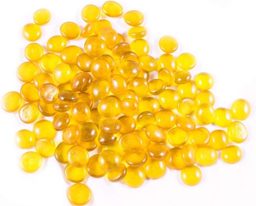 Glass pebbles vase filler - glass,