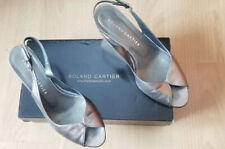 Roland Carter Bronze open toes shoes sling back Size 4.5 