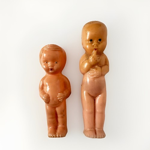 Vintage baby dolls - baby, miniature