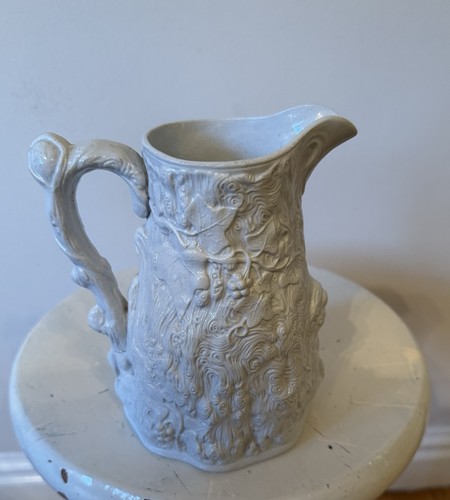 Victorian relief moulded jug - victorian,