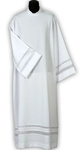 Priest alb double - priest, guipure