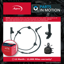 ABS Sensor fits VAUXHALL ASTRA K 1.6D Front 2015 on Wheel Speed 13379170 Apec