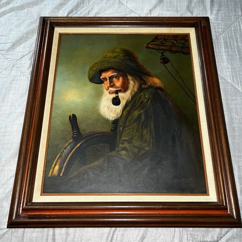 Vintage kim benson - sea, captain