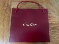 Small Cartier Red Gift Bag - 20cm x 18cm - New And Unused