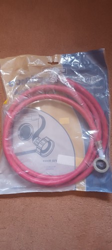 Red washing machine hose - 2.5m,