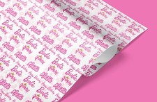 Barbie Personalised Birthday Wrapping Paper – Custom Name Gift Wrap for Girls