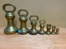 Set of 7 Vintage/Antique Brass