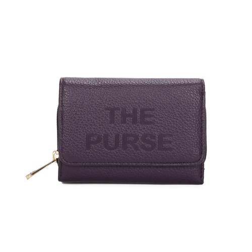 Women faux leather purse - faux,