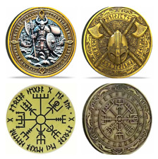 Viking Norse Coins – Warrior Tokens, Leather Pouch's & Arrowhead Necklaces Gift