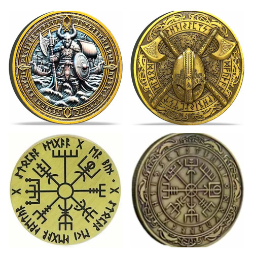 Viking norse coins warrior - norse,