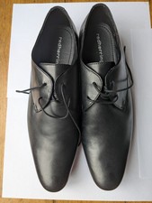 Red Herring Mens Black Leather