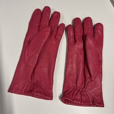 Ladies Rose Red Pink  Leather