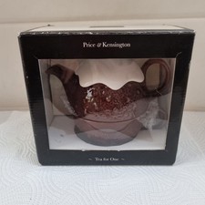 VINTAGE P & K CHRISTMAS PUDDING TEAPOT Tea For One In Original Box