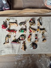 16 no Danbury Mint German Shepherd Xmas Tree Hanging Decoration