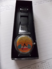 SMILEY FACE WATCH with BLACK