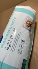 Silentnight Summer Breeze 2.5 Tog Single Duvet Lightweight Low Tog Summer Duve