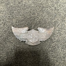 Harley Davidson Wings Belt Buckle Brass Motorcycle On Back and kangaroo