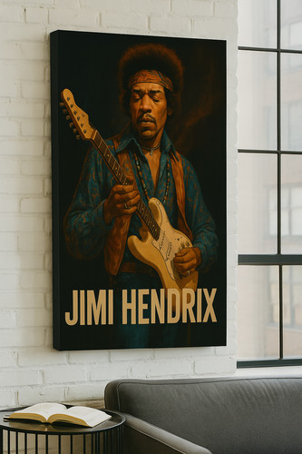 Jimi hendrix poster canvas - hendrix, or