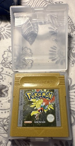 Authentic pokemon gold game - pokemon,