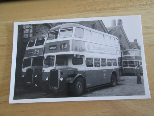 Postcard double decker - -,